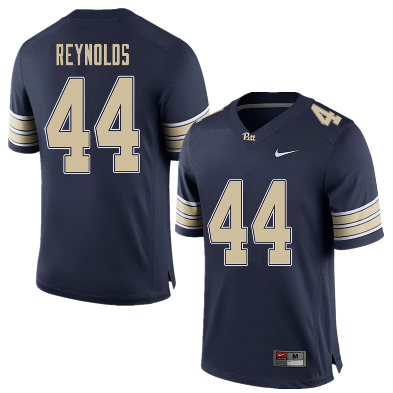 Men #44 Elias Reynolds Pittsburgh Panthers College Football Jerseys Sale-Home Blue